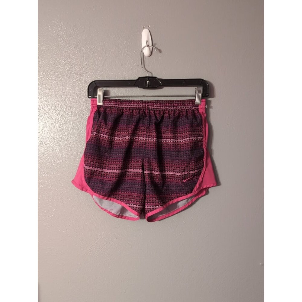 Nike Dri-Fit Tempo Women's Lined Active Running Shorts Pink/Purple Size XL